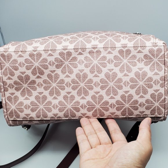 Kate Spade Flower Day Pack Medium Backpack Pink Multi - Picture 5 of 8